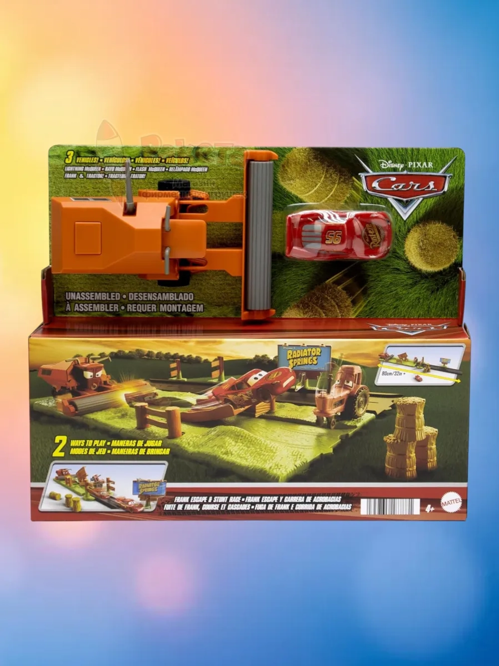 Трек Disney Cars Побег Фрэнка и гонки с трюками HRX48
