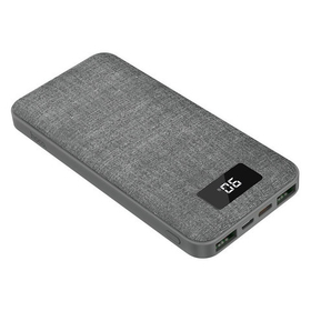 Внешний Аккумулятор (Power Bank) Hoco J47 10000 mAh (2A, QC3.0, PD, LCD) Серый