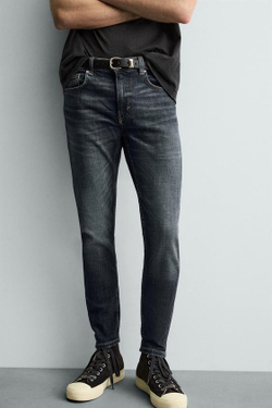 ZARA ДЖИНСЫ SKINNY FIT, СИНИЙ