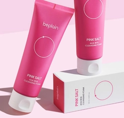 Beplain Pink Salt AHA BHA Cleansing Foam 120ml