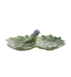 Менажница двухсекционная Bordallo Pinheiro Cineraria Blue Bird (22 см)