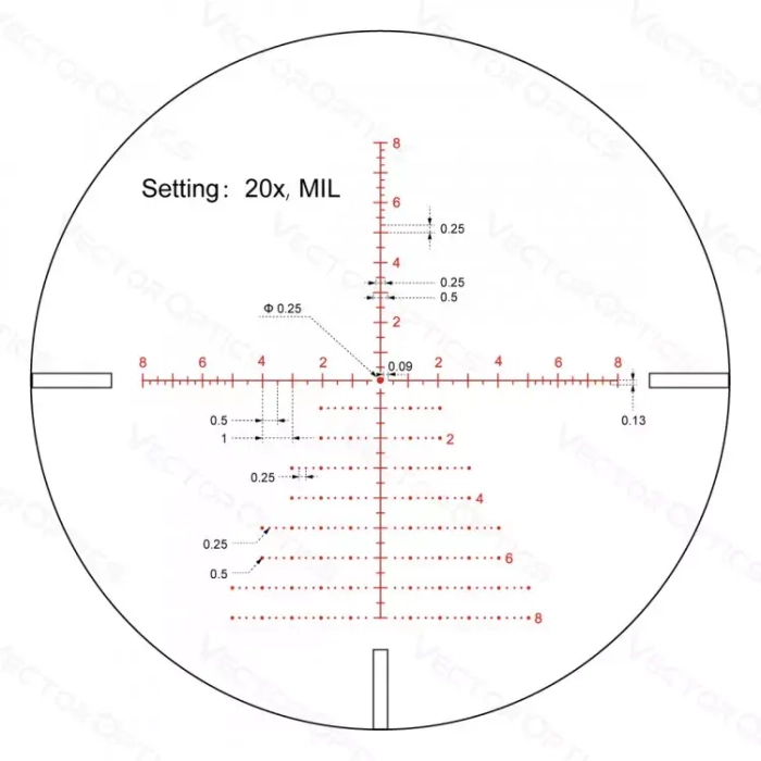 Прицел Vector Optics Continental X6 Tactical 4-24x50 SFP ARI (SCOL-54)