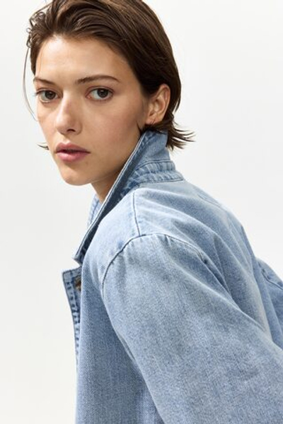 Джинсовая куртка — классический воротник, стандартная длина - H&M