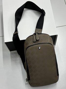 Сумка-слинг оливковая от Montblanc BP5-083178