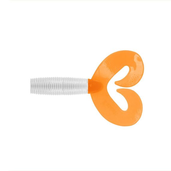 Твистер Helios Credo Double Tail 3,54"/9 см Pearl &amp; Orange 5шт. (HS-28-019)