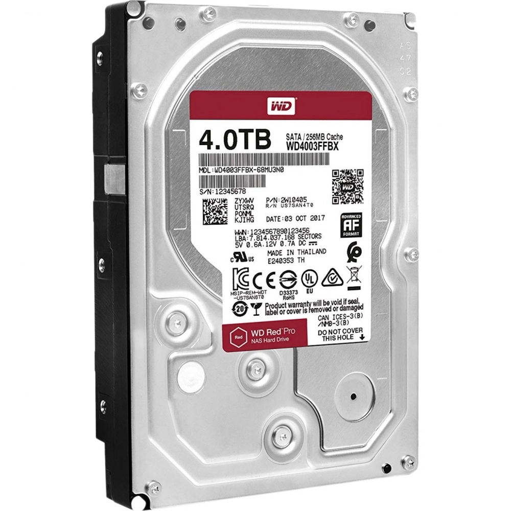 Жесткий диск WD Red Pro 4Tb (WD4003FFBX)