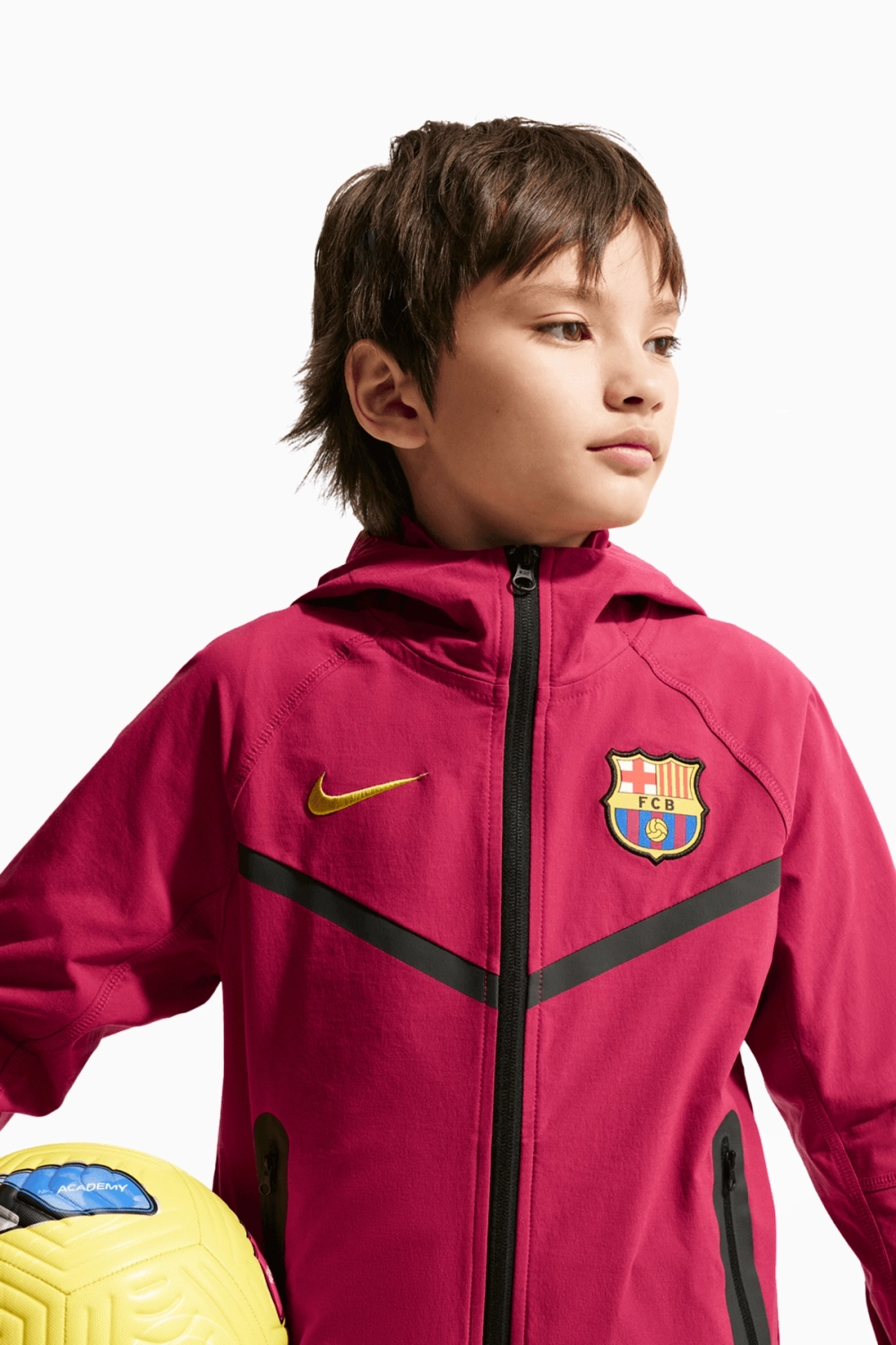 Куртка Nike FC Barcelona 26/27 Tech Junior - бордовый