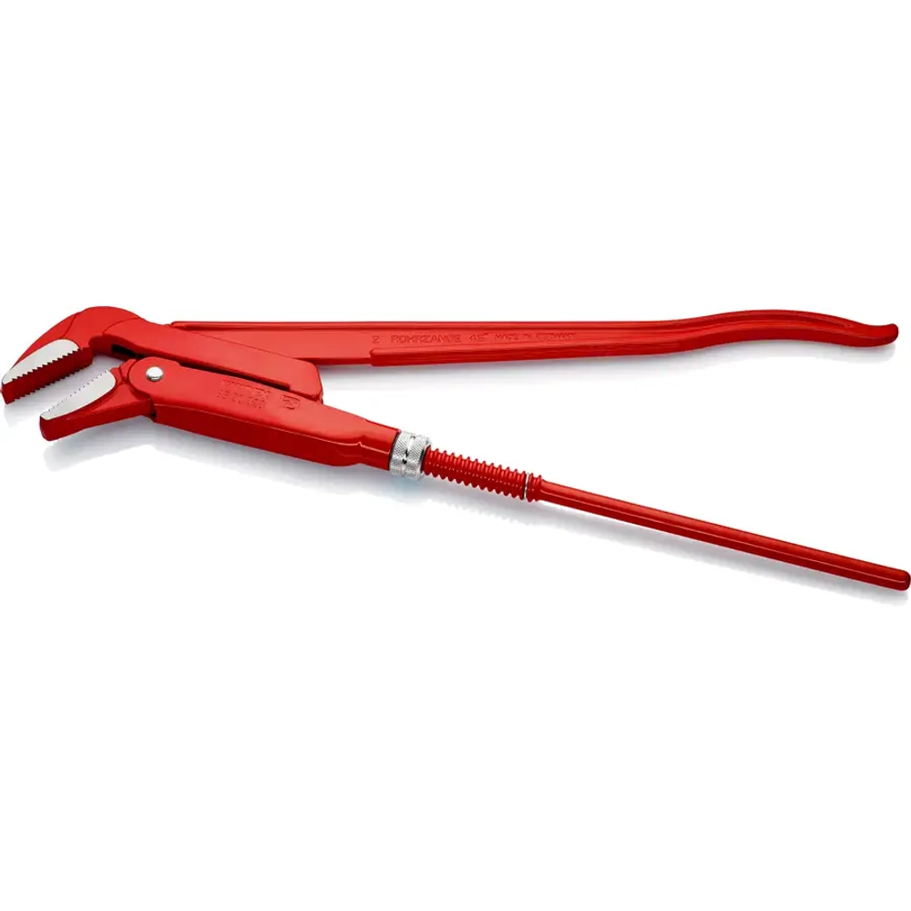 Клещи трубные угловые 45° с красным порошковым покрытием 570 мм Knipex 83 20 020