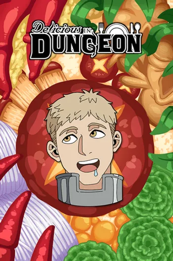 Металлический пин «Dungeon Meshi: Laios  Touden»