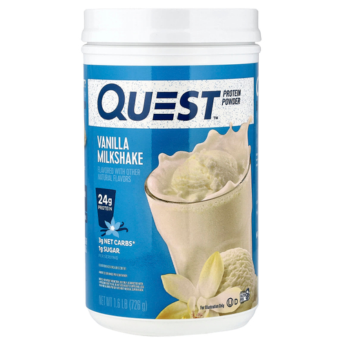 Quest Nutrition, протеиновый порошок, со вкусом ванили, 726 г (1.6 фунта)