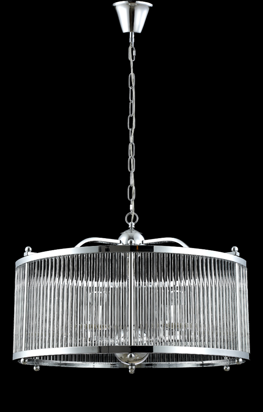 Люстра Crystal Lux TADEO SP6 D600 CHROME/TRANSPARENTE
