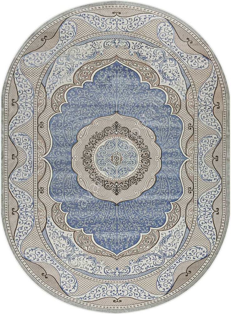 Rimma Lux 36891A L.GREY \ BLUE Овал