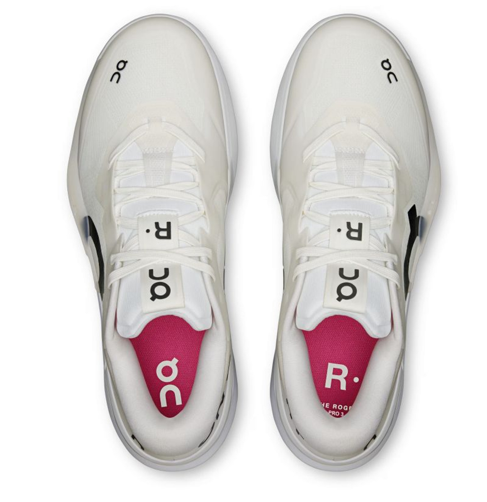 Мужские теннисные кроссовки On The Roger Pro 3 - white/pink