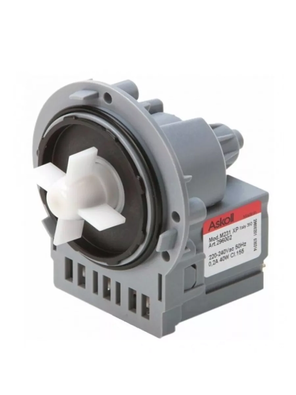 Насос сливной 40 W Bulk (не поставляется) С00144997 (С00144998, С00146523, С00273407, 482000082298, 49016211, 92129444, 4055093050);
