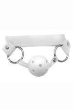 Набор Asylum Patient Restraint Kit: кляп, маска и веревка-фиксация (Цвет: белый)