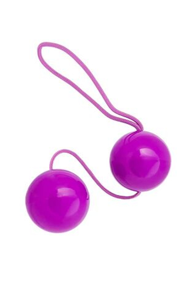 Фиолетовые вагинальные шарики BI-BALLS (Цвет: фиолетовый)