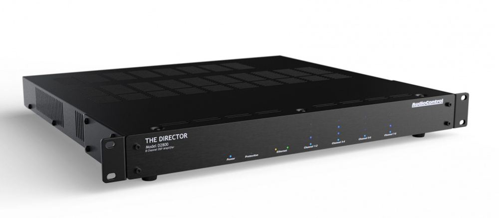AudioControl The Director Model D2800 Black — 8-канальный сетевой DSP усилитель мощности