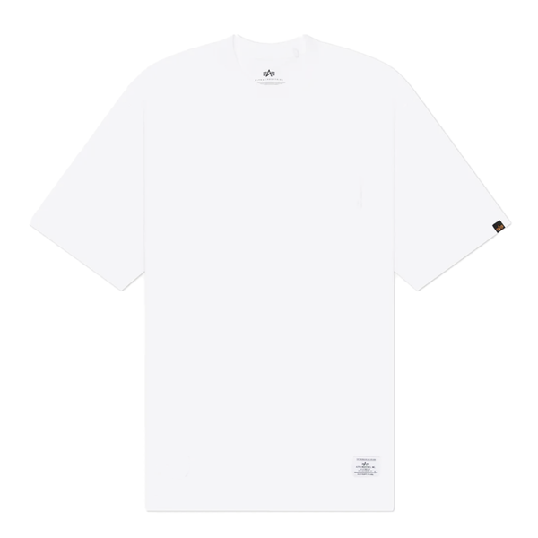 Футболка Alpha Industries Essential Relaxed Tee White (Белый)