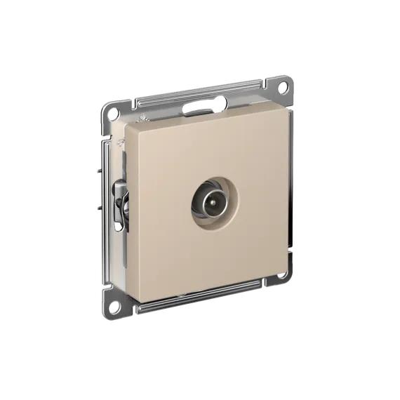 Розетка телевизионная Systeme Electric AtlasDesign Песочный ATN001293