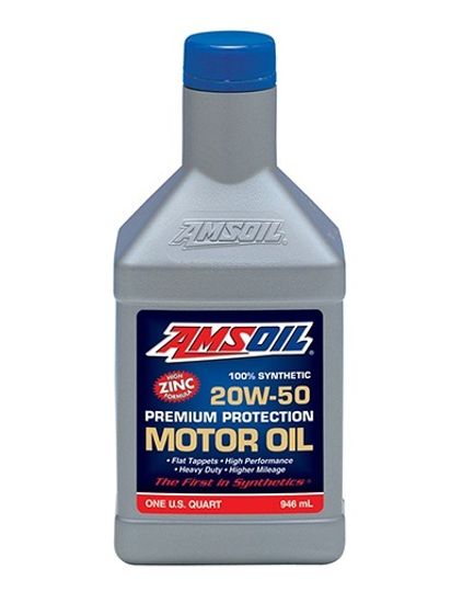 AMSOIL Premium Protection 20W-50 Synthetic Motor Oil