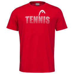 Футболка для мальчика теннисная Head Club Colin T-Shirt JR - red
