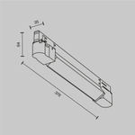 Трековый светильник Technical TR196-3-10W2.7K-B