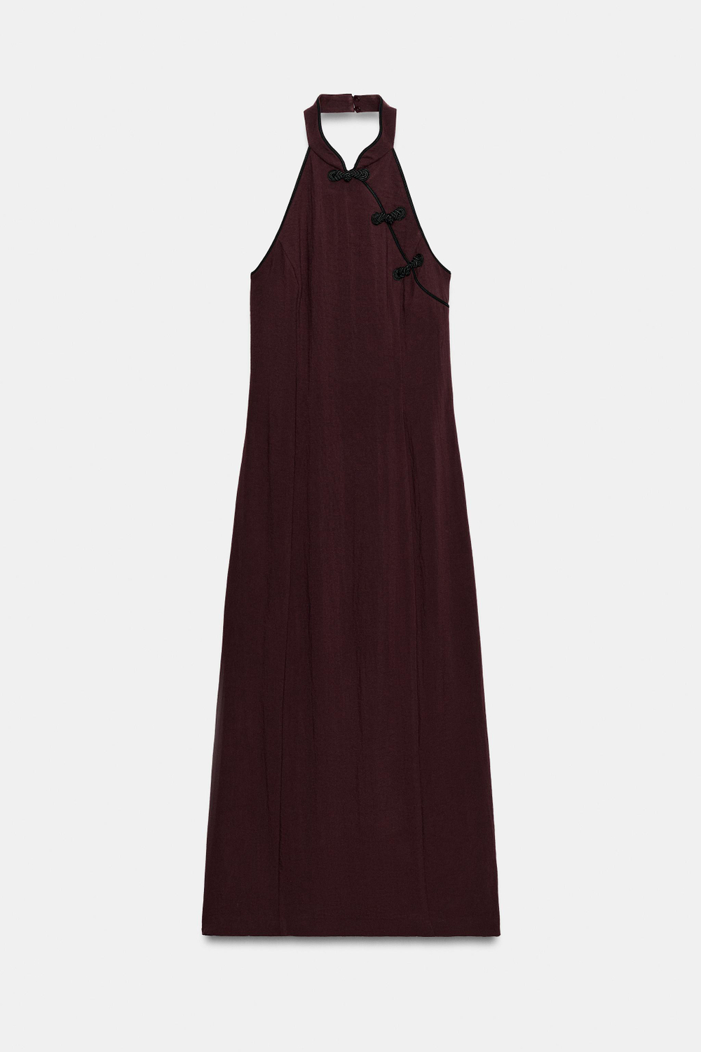 ПЛАТЬЕ-ХАЛТЕР С ДЕКОРАТИВНЫМИ ЗАСТЕЖКАМИ — ZARA