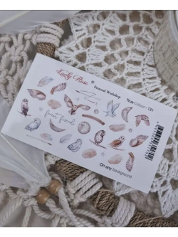 Lucky Rose Слайдеры наклейки для ногтей Foil 131