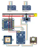 Модуль питания Matek CANPDB-4A BEC & JST-GH и сплиттер для периферийный устройств