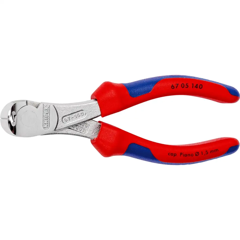Кусачки торцевые особой мощности хромированные 140 мм Knipex 67 05 140
