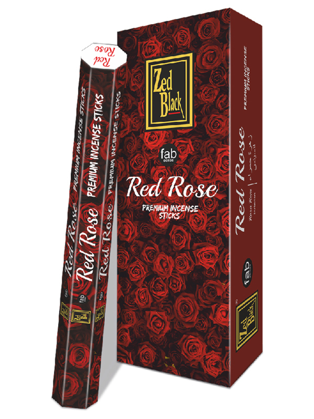 Zed Black Fab Series Red Rose шестигранник Благовоние Красная Роза