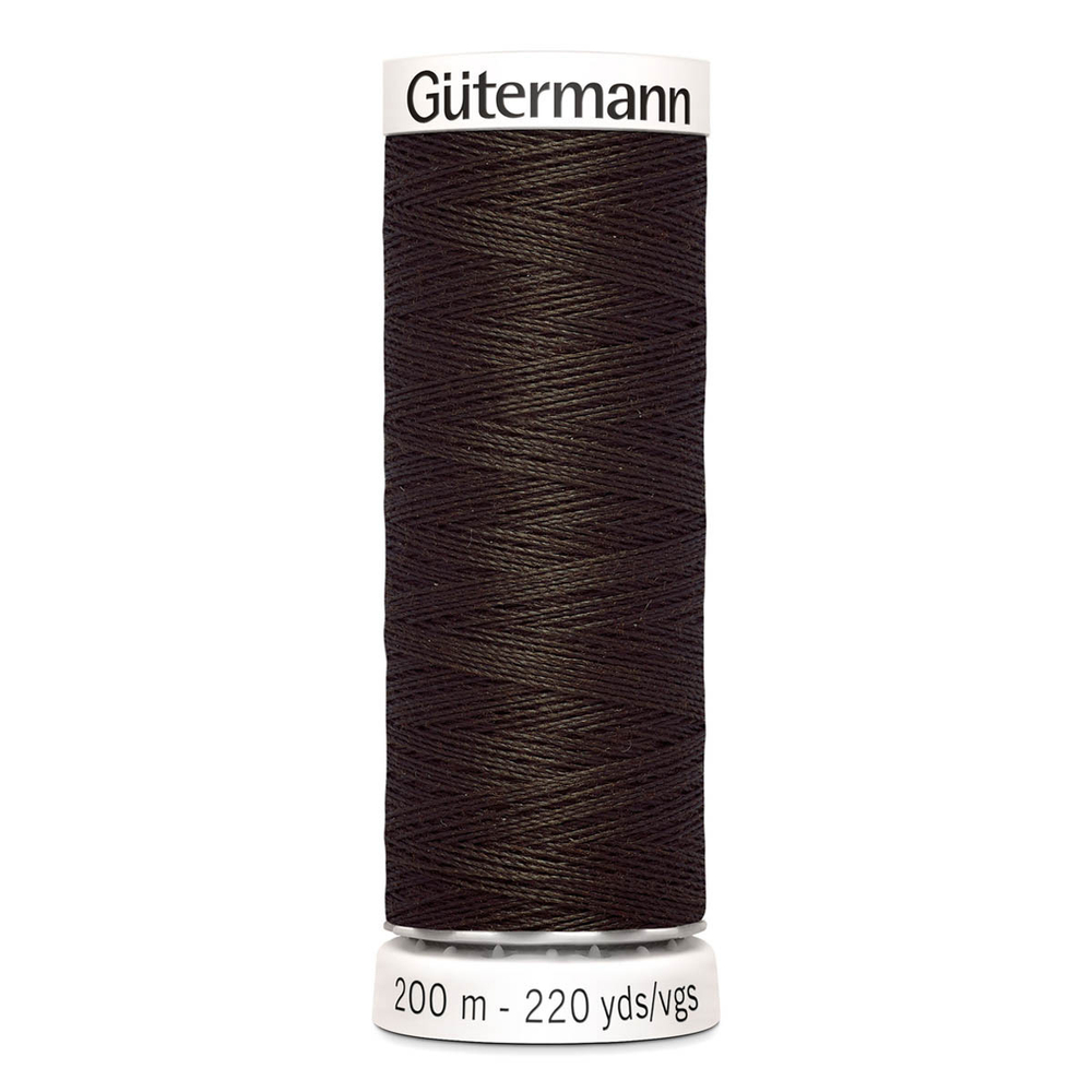 Нить Sew-All 200 м, Gutermann, 769 средне-коричневый