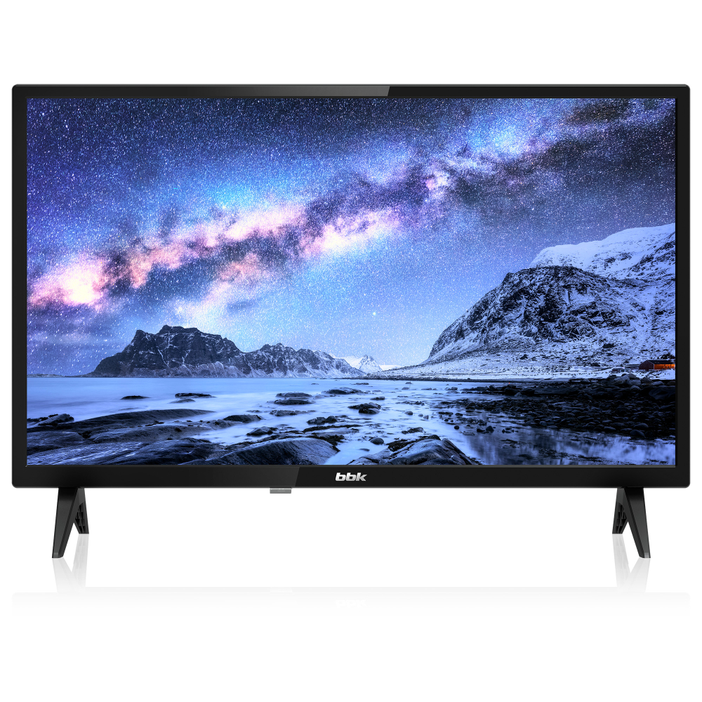 Телевизор 24" BBK 24LEM-1008/T2C черный
