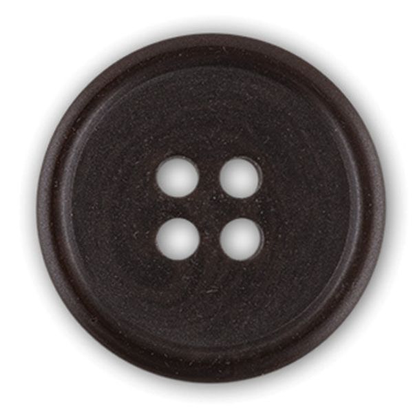 Пуговицы 4 прокола 24L=15 мм, 24 шт, костюмные, D088 т.коричневый, Gamma OXG 0001