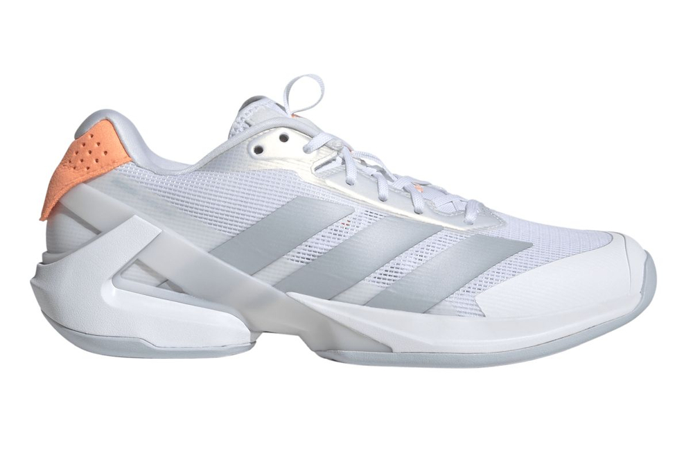 Женские Кроссовки теннисные Adidas Adizero Ubersonic 5 W - cloud white/halo blue/beam orange