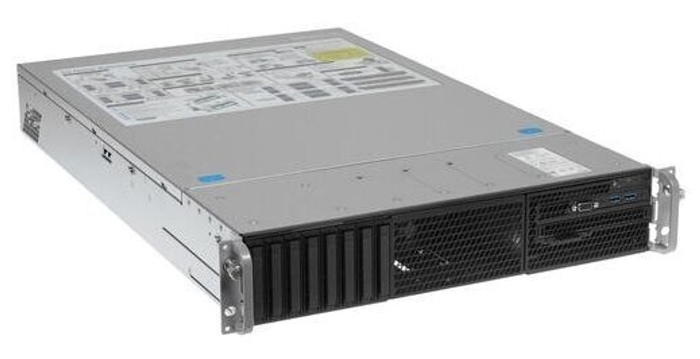 Сервер Intel R2208WFTZSR без процессора/без ОЗУ/без накопителей/1 x 1300 Вт/LAN 1 Гбит/c