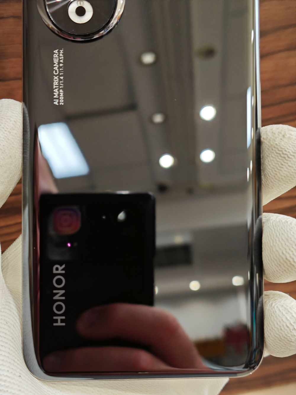 Задняя крышка ОRIGINАL для HONOR 90 REA-NX9 ( заднее стекло ) цвет: Серебристо Белый