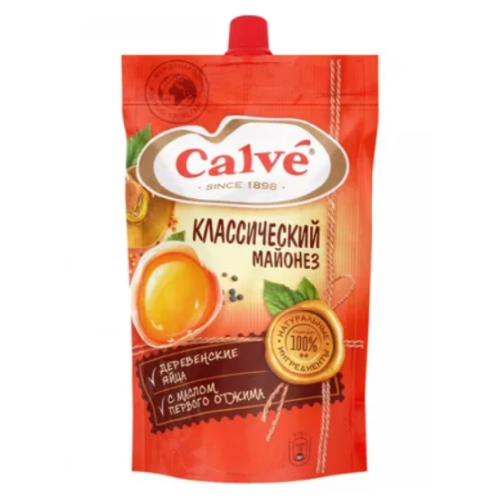 Майонез Calve Классический 50% 200 гр
