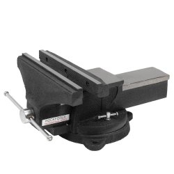 Тиски стальные поворотные с наковальней 10''(250мм) RockFORCE RF-6540110
