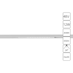 Магнитный трековый светильник Arte Lamp OPTIMA A7266PL-1WH, LED
