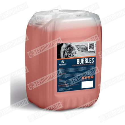 BUBBLES высокопенный автошампунь для ручной мойки 10л
