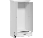 Шкаф двустворчатый Кентаки SZF2D1S белый