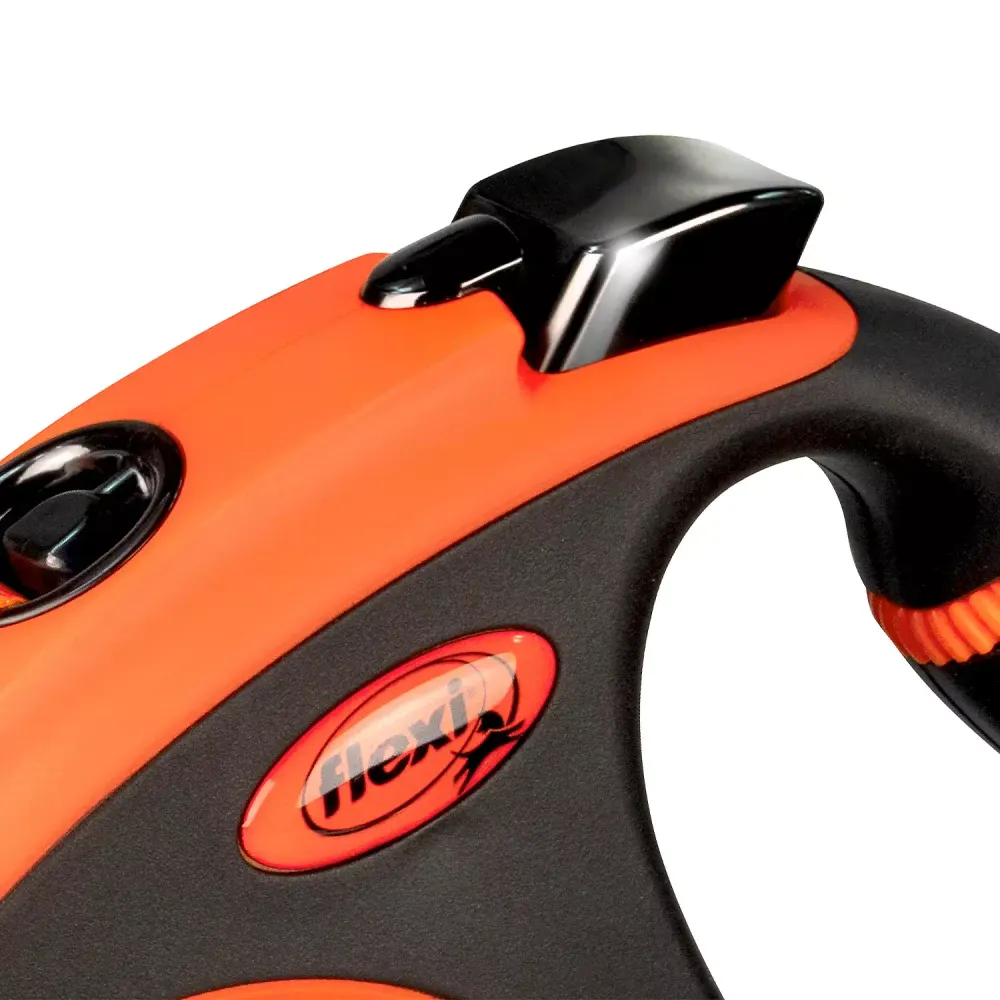 Рулетка Flexi Xtreme L (до 55 кг) 8 м лента оранжевая