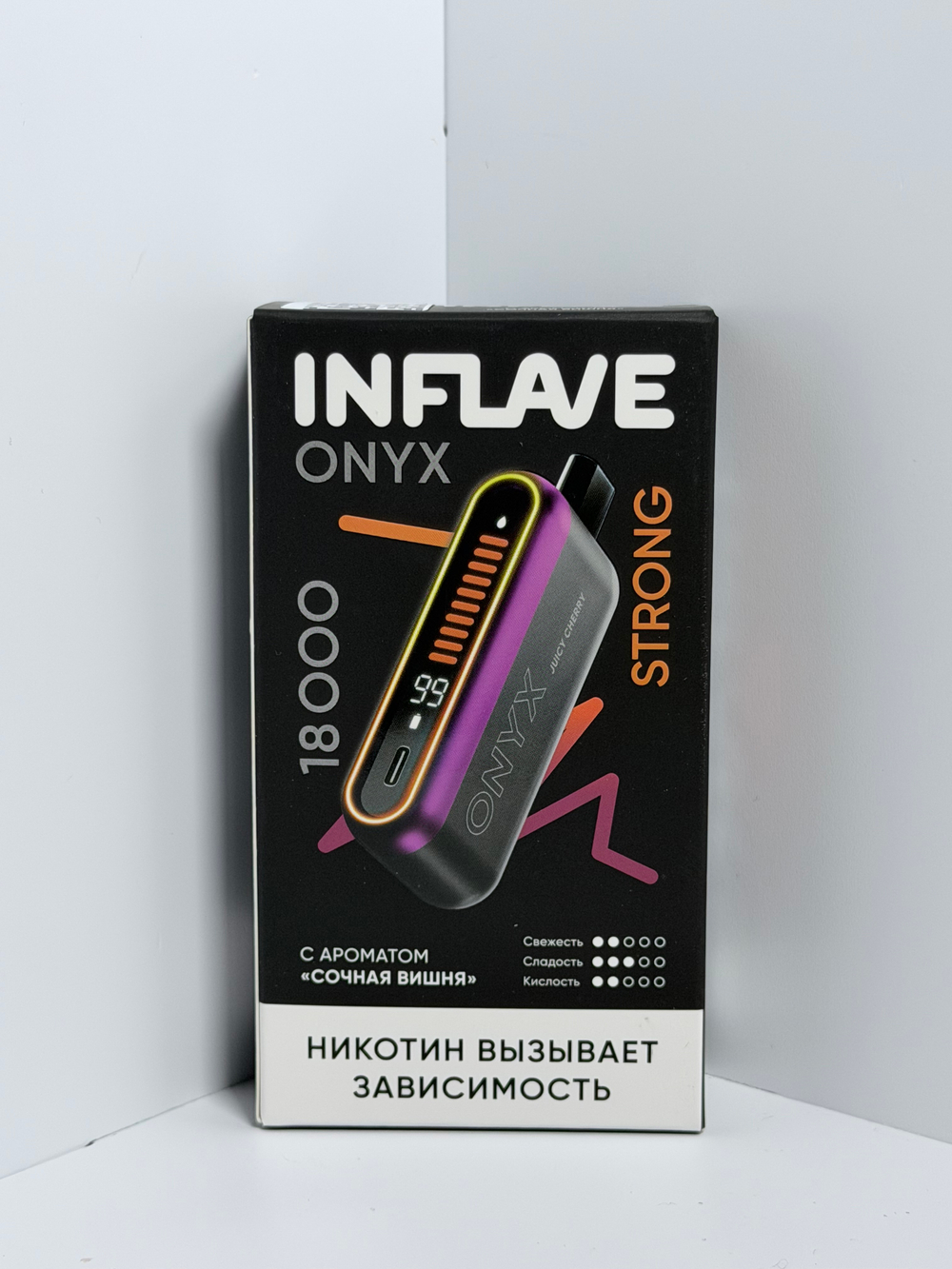 Inflave Onyx 18000 Strong Сочная Вишня