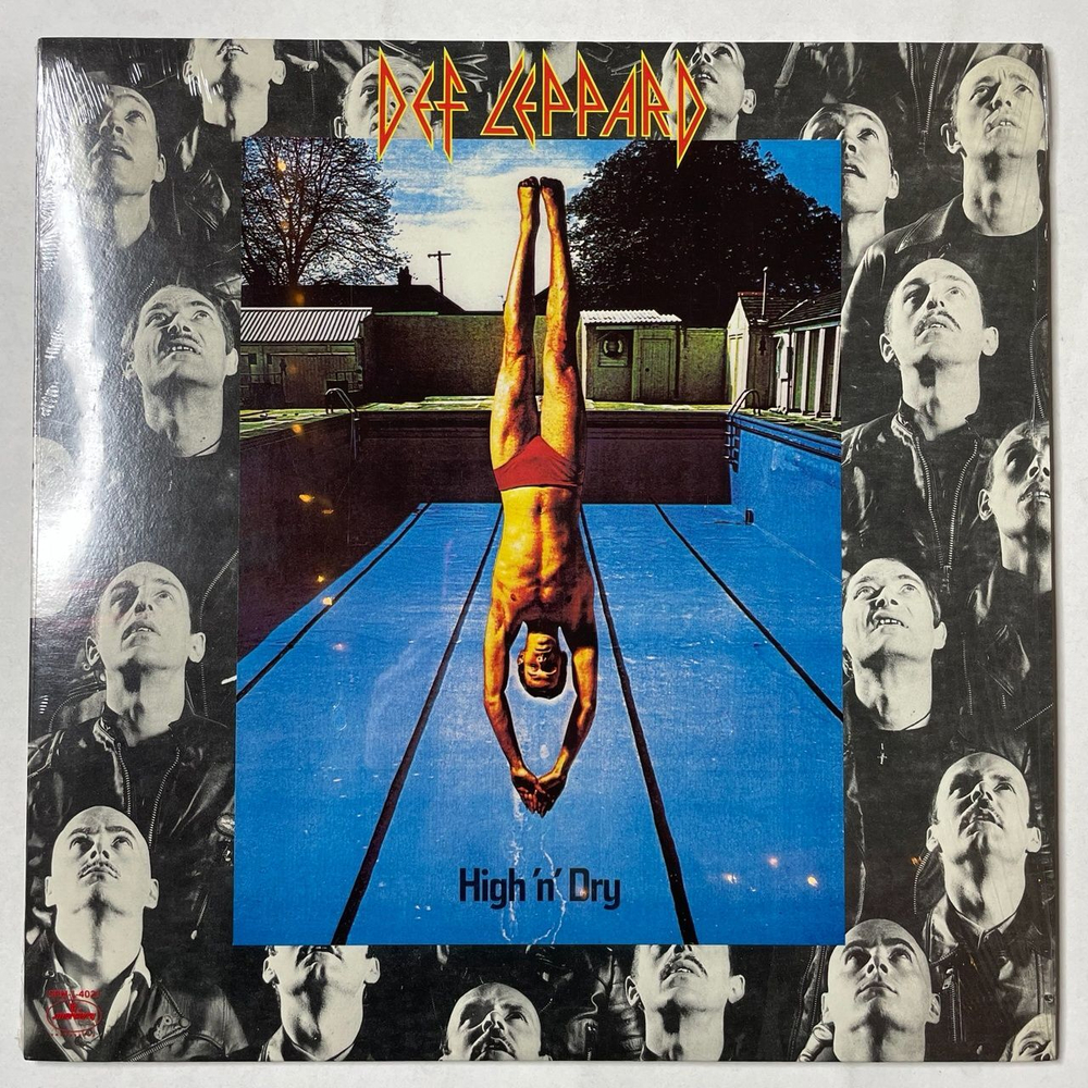 Винтажная виниловая пластинка LP Def Leppard High N Dry (USA 1981) Lady Strange