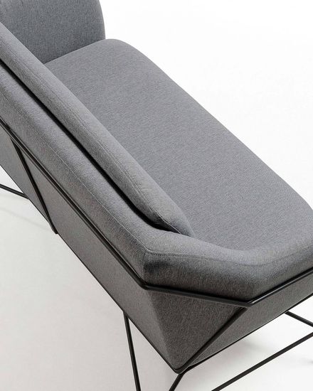 Диван Brida La Forma цвет графитовый 128 см