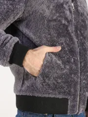 Дубленка натуральная куртка зимняя с капюшоном шуба