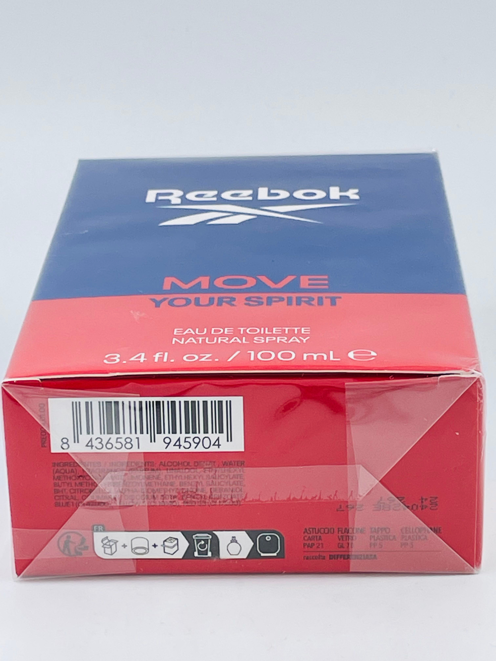 Туалетная вода мужская Reebok Move Your Spirit 100 мл (Испания)