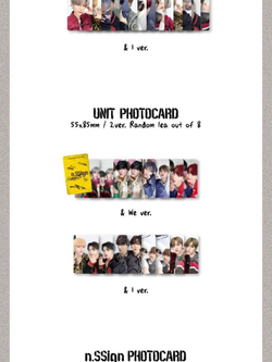 Альбом N.SSIGN - HAPPY & 2nd Mini Album 2 Version SET