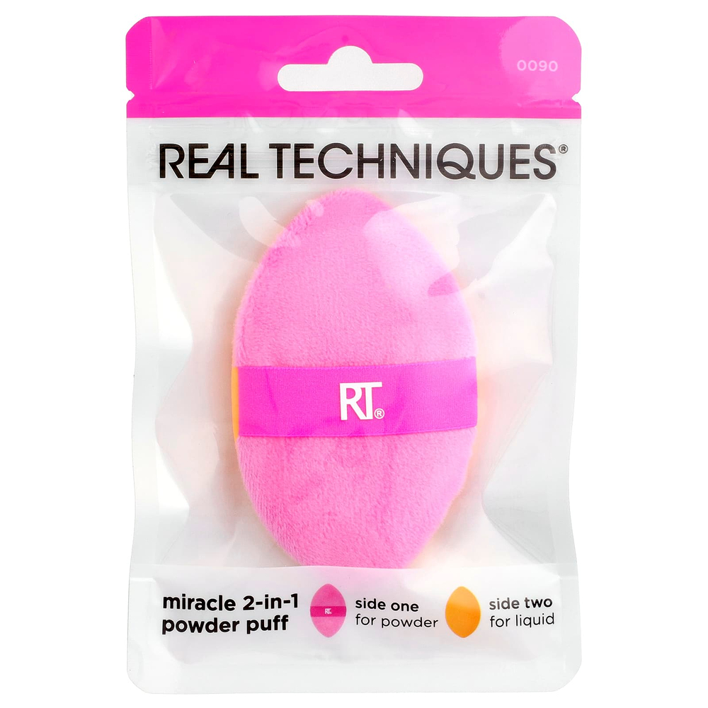 Real Techniques, Miracle 2-в-1 пуховка, 1 спонж